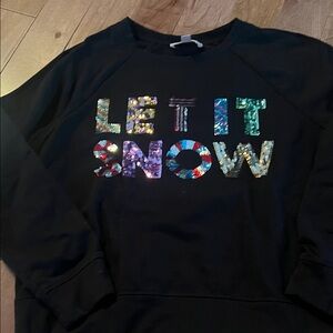 Philosophy Black Sequin Sweatshirt